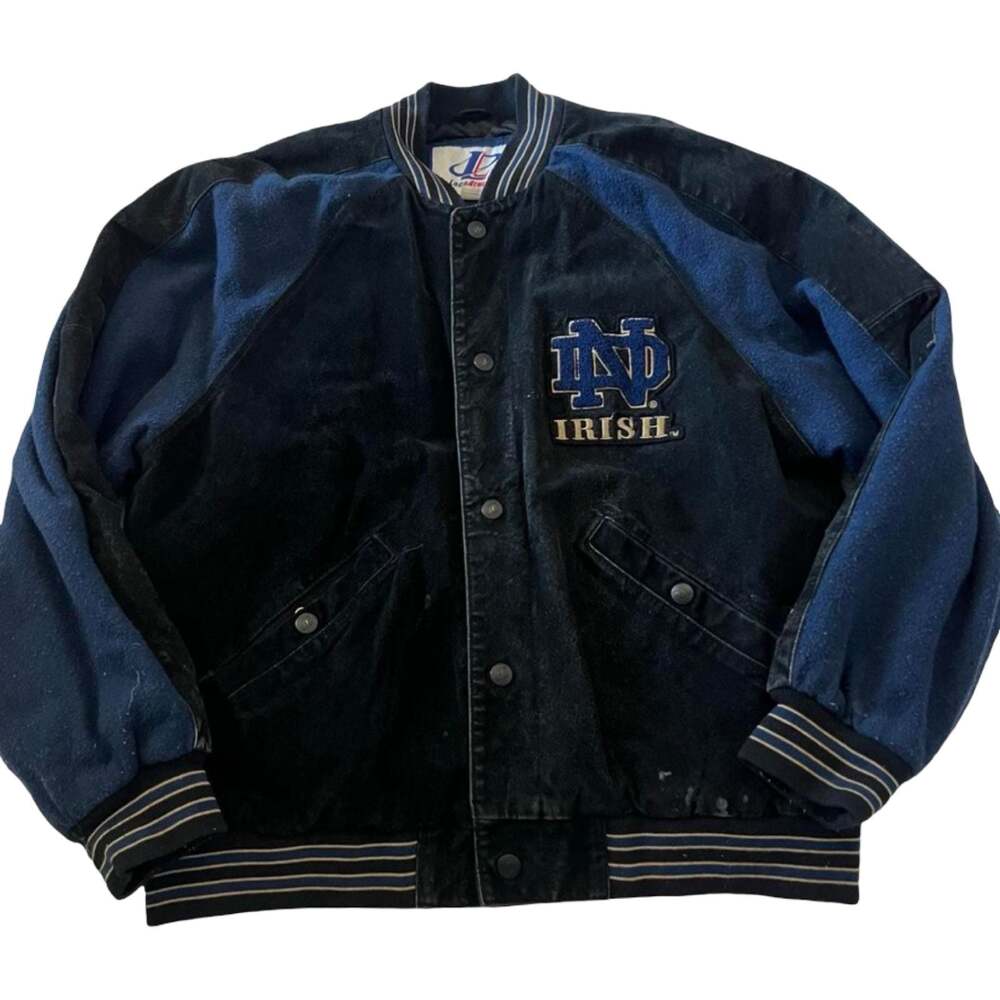 Vintage Logo Athletic Notre Dame Fighting Irish Varsity Jacket